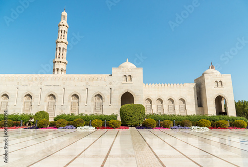 The Sultan Qaboos Grand Mosque in Muscat, Oman, Middle East photo