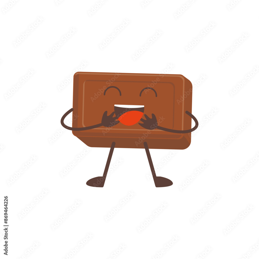 Happy Chocolate Day Character