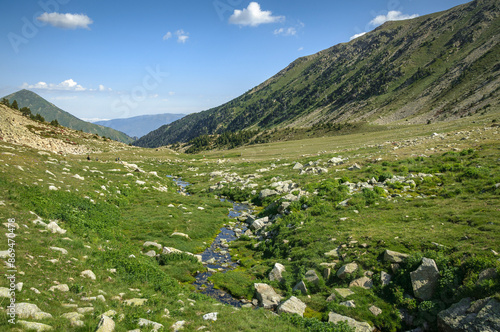 Carançà Valley in summer (Pyrénées Orientales, France) photo