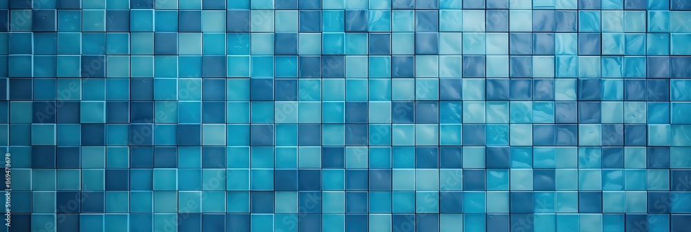 Blue Tiles Abstract Background Blue Tiles Abstract Background