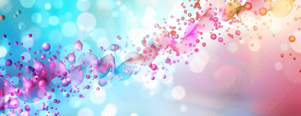 a colorful background with bubbles a colorful background with bubbles