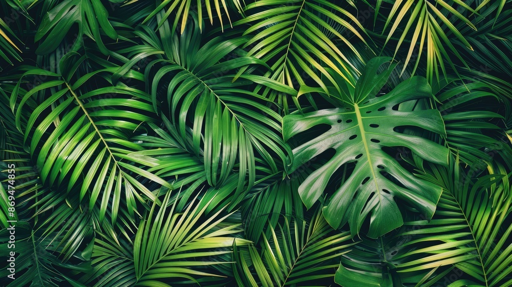 Tropical palm leaf pattern, summer vibes Tropical palm leaf pattern, summer vibes