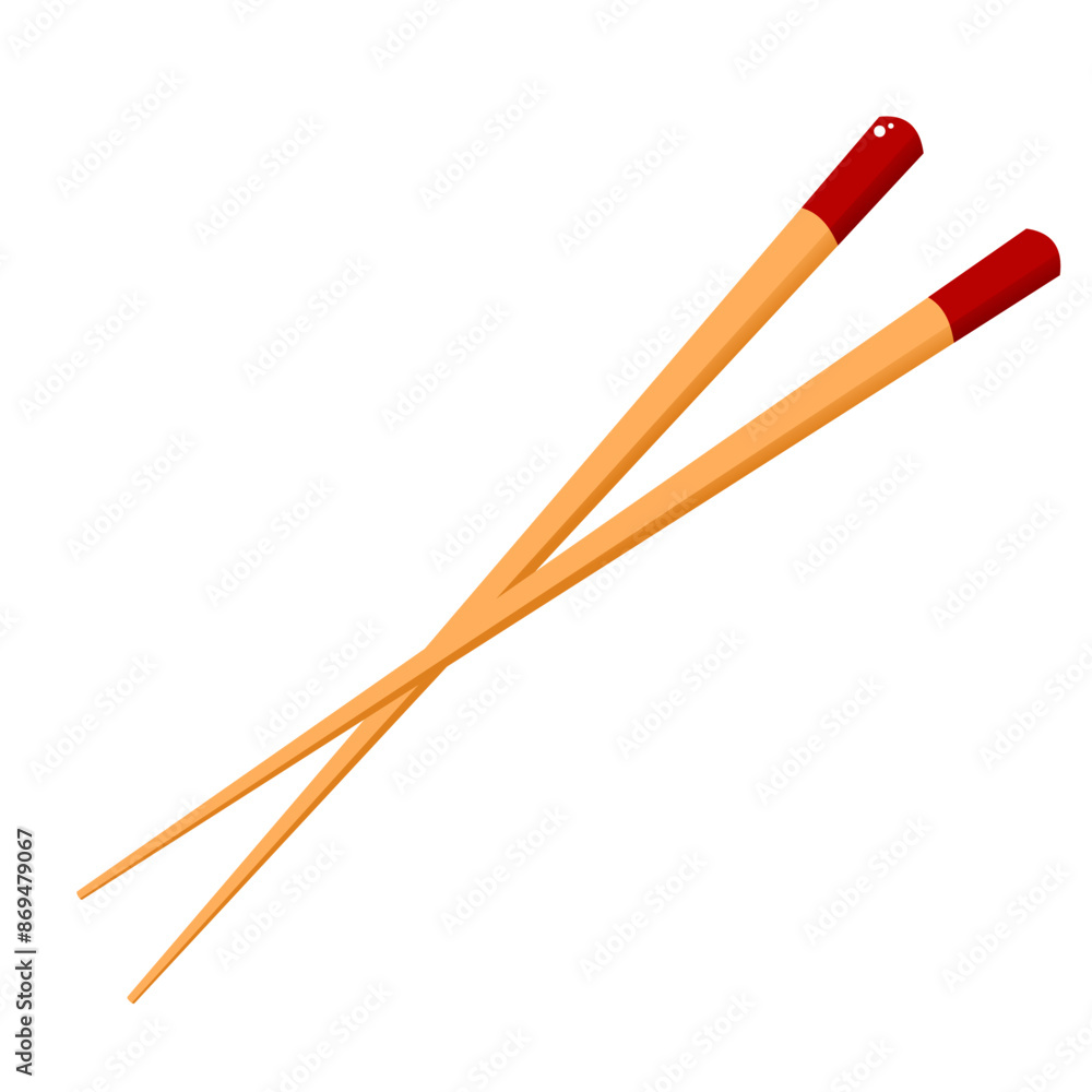 chopsticks on a white background chopsticks on a white background