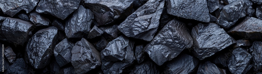 Close-up of black coal pieces, showing their rough and textured surfaces. A detailed look at natural coal in various shapes and sizes. Close-up of black coal pieces, showing their rough and textured surfaces. A detailed look at natural coal in various shapes and sizes.