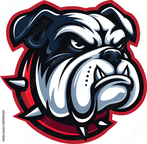 bulldog logo vector