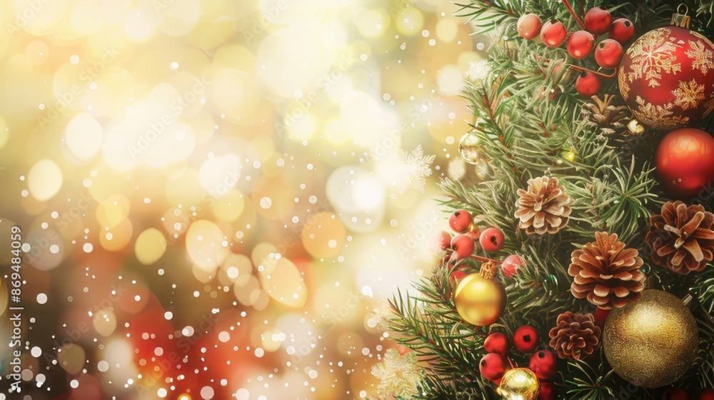 Christmas Tree with Bokeh Lights Christmas Tree with Bokeh Lights
