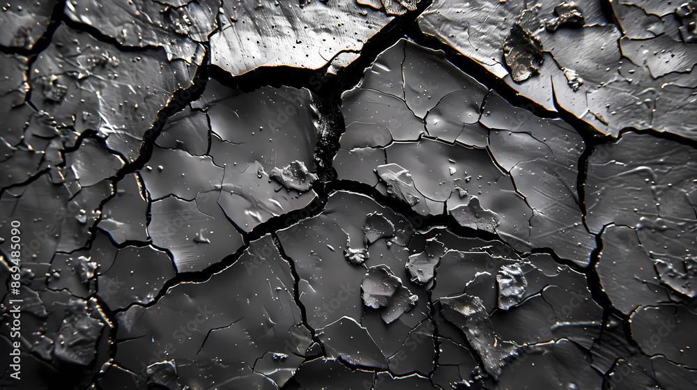Close-up of cracked, dry soil resembling a parched landscape or desiccated surface. Close-up of cracked, dry soil resembling a parched landscape or desiccated surface.