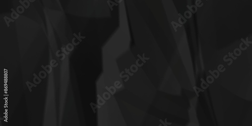 Black crumpled paper background texture pattern overlay. wrinkled high resolution arts craft and Seamless black crumpled paper.