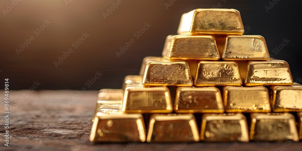 Gold bars found in mine boosts demand for this highly traded commodity. Concept Mining Industry, Gold, Commodity Trading, Economic Impact, Precious Metals Gold bars found in mine boosts demand for this highly traded commodity. Concept Mining Industry, Gold, Commodity Trading, Economic Impact, Precious Metals
