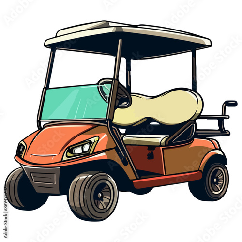 golf cart illustration