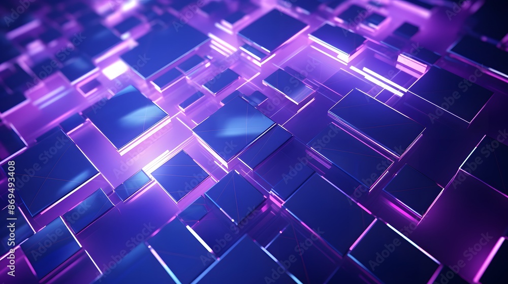3d rendering of purple and blue abstract geometric background. Scene for advertising, technology, showcase, banner, game, sport, cosmetic, business, metaverse. Sci-Fi Illustration. Product display 3d rendering of purple and blue abstract geometric background. Scene for advertising, technology, showcase, banner, game, sport, cosmetic, business, metaverse. Sci-Fi Illustration. Product display