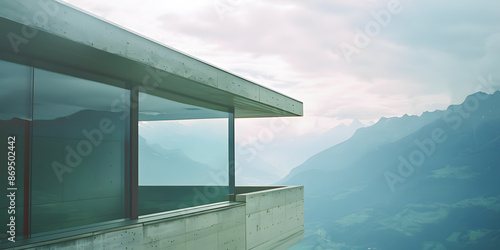 A minimalist concrete house  © A2Z AI 
