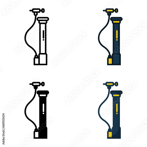 The Ball Pump icon is essential for inflating sports balls efficiently and easily.