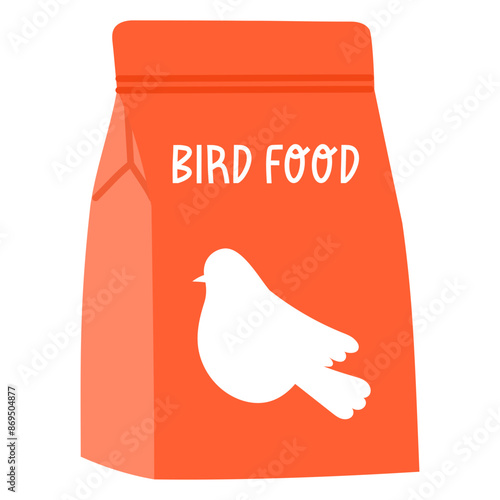 orange packaging fish food