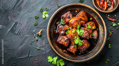 Phuket-Style Braised Pork Belly, Moo Hong