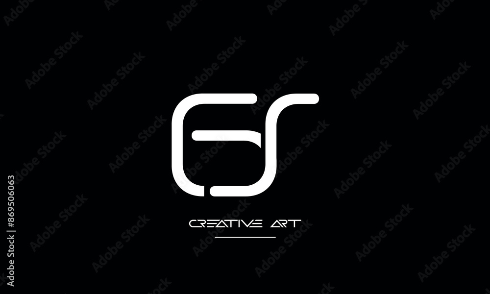 GS, SG, G, S abstract letters logo monogram GS, SG, G, S abstract letters logo monogram
