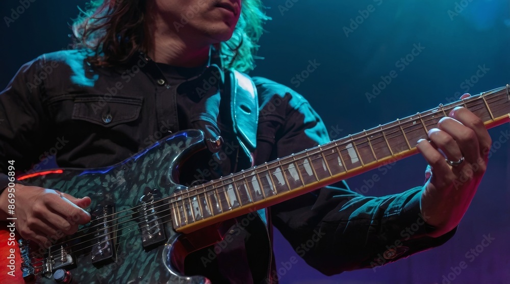 Obraz premium A man performing on stage