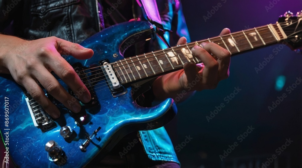 Obraz premium A man performing on stage