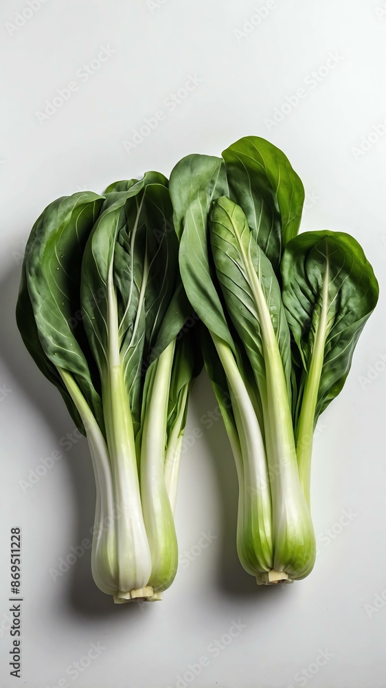 bok choy isolated on white background bok choy isolated on white background