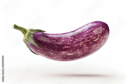 Wallpaper Mural Single Purple Eggplant with Green Stem Torontodigital.ca