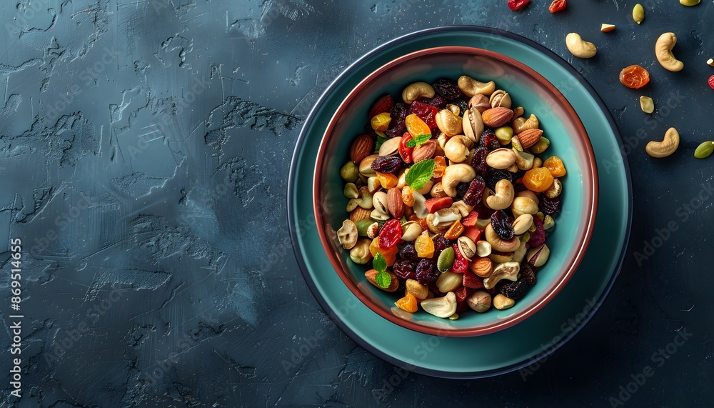 Healthy Snack: Trail Mix in a Bowl Healthy Snack: Trail Mix in a Bowl