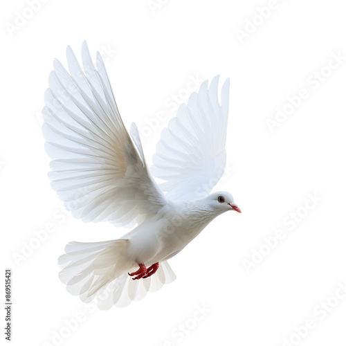 White dove isolated. © Milano