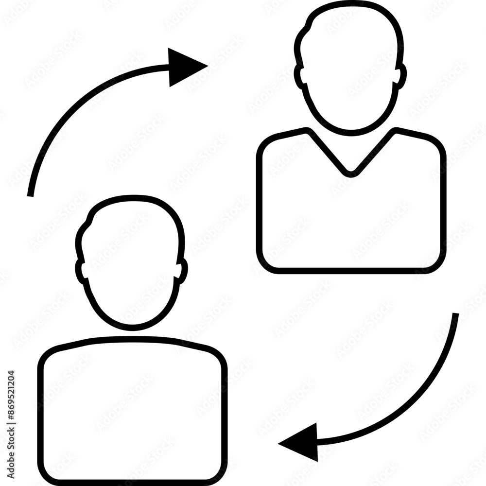Partnership Line Icon Partnership Line Icon