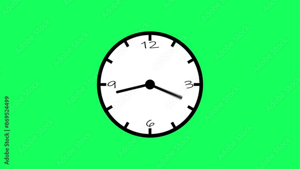 Abstract wall clock icon ,digital clock icon ,face clock icon animation on background Abstract wall clock icon ,digital clock icon ,face clock icon animation on background