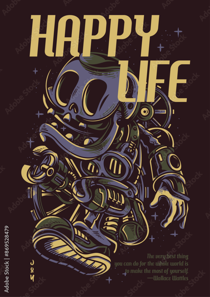 vector artwork skull robot vector artwork skull robot