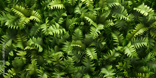 Beautiful fern leaf texture background - Ai Generated