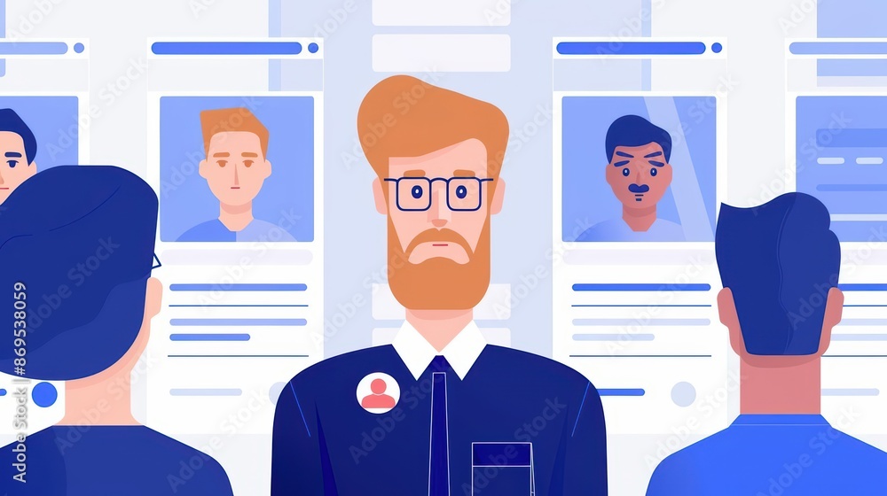 An AIdriven voting assistant helps individuals make informed decisions by presenting realtime data and candidate profiles, revolutionizing the voting experience, with copy space An AIdriven voting assistant helps individuals make informed decisions by presenting realtime data and candidate profiles, revolutionizing the voting experience, with copy space