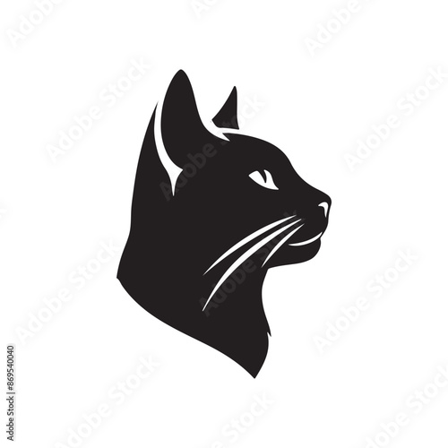 head of a cat eps