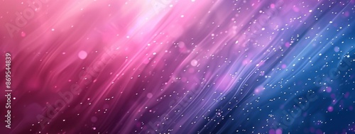 Abstract Pink and Blue Gradient Background with Glimmering Lights