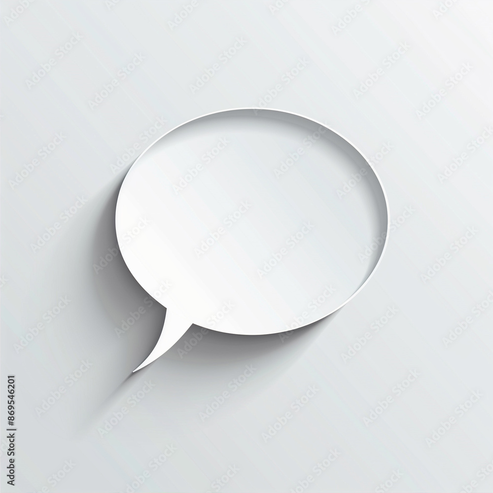 Clean and Simple Quotation Mark Icon on White Background Clean and Simple Quotation Mark Icon on White Background