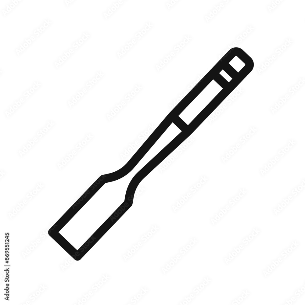 chisel icon Black line art vector chisel icon Black line art vector
