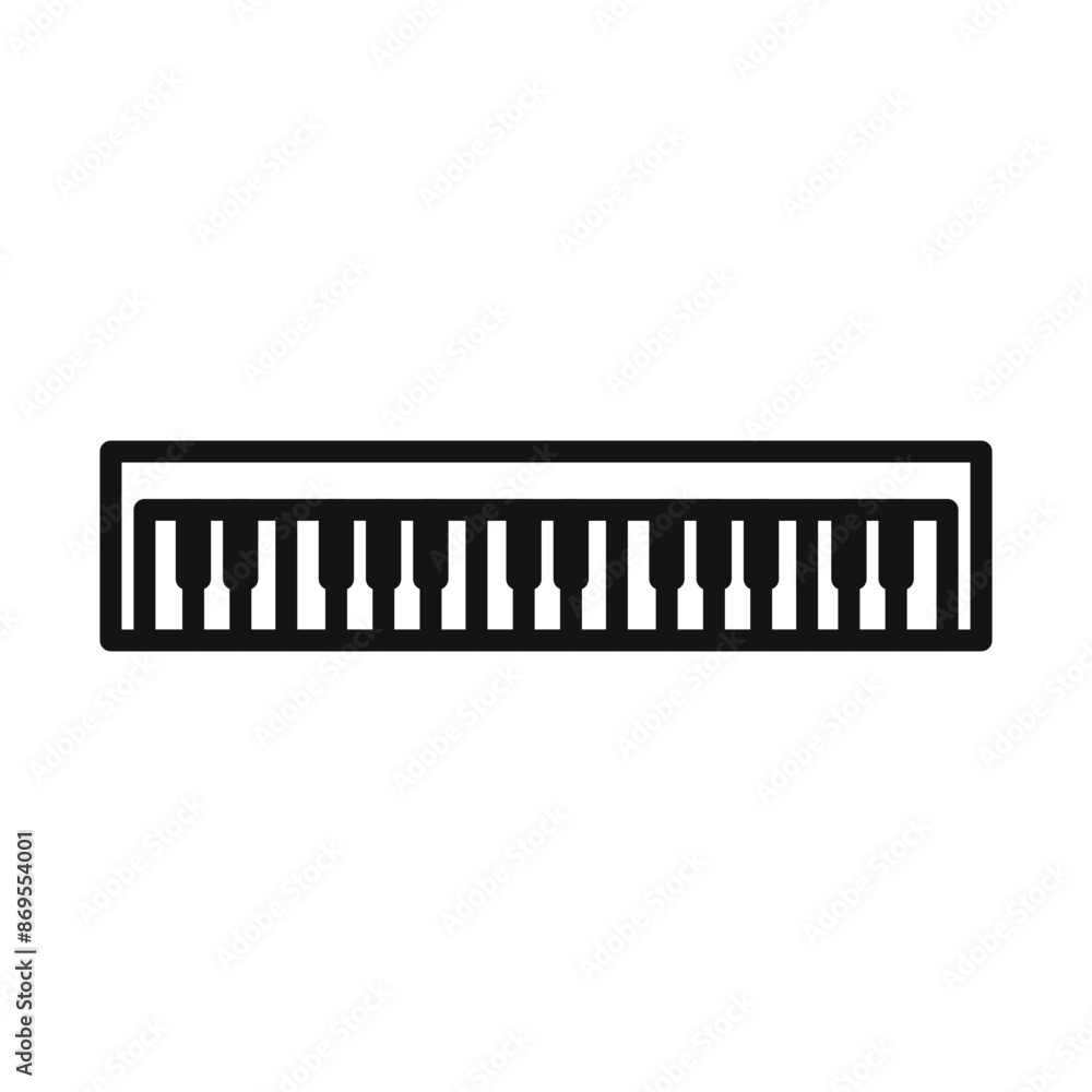 piano icon Black line art vector piano icon Black line art vector