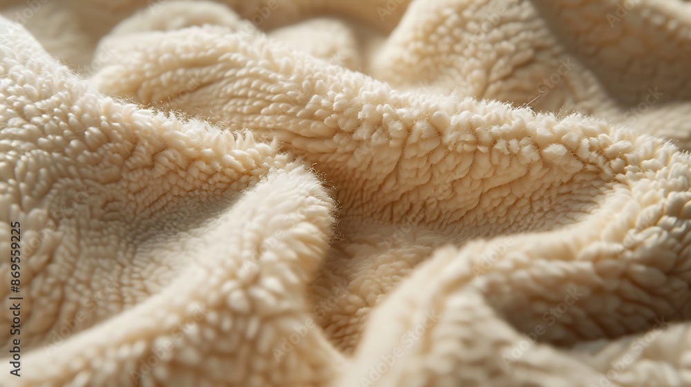 Close-up of Soft Plush Fabric Close-up of Soft Plush Fabric