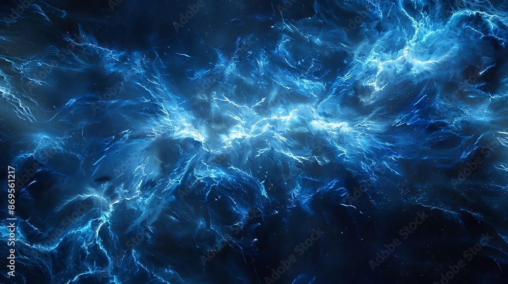 Dynamic motion of glowing lines resembling the surge and flow of electric currents through the vastness of space. Dynamic motion of glowing lines resembling the surge and flow of electric currents through the vastness of space.