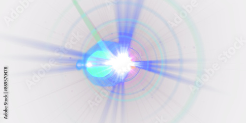 Obraz na płótnie Glow effect. Star sparkles on a transparent background. Light Effects, lens flares, Sun flash with rays or spotlight and bokeh. Glow flare light effect. w salonie