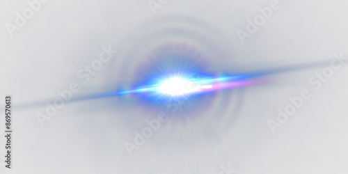 Obraz na płótnie Glow effect. Star sparkles on a transparent background. Light Effects, lens flares, Sun flash with rays or spotlight and bokeh. Glow flare light effect. w salonie