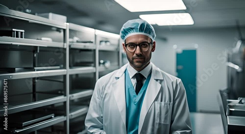 Wallpaper Mural Forensic doctor in the morgue. Torontodigital.ca