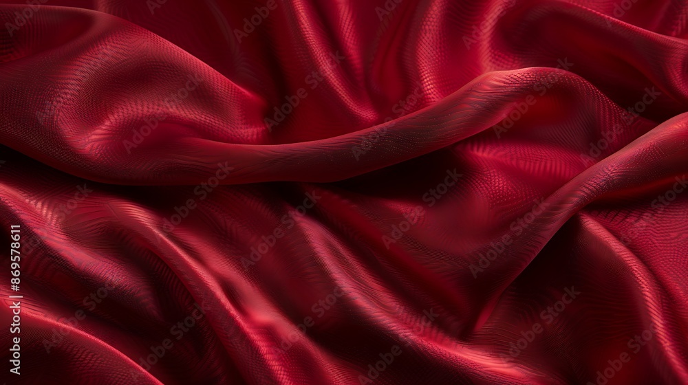 Red Satin Fabric Texture Red Satin Fabric Texture