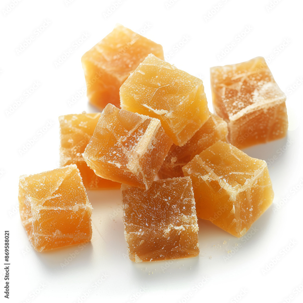 Savory bouillon cubes, isolated on a white background Savory bouillon cubes, isolated on a white background