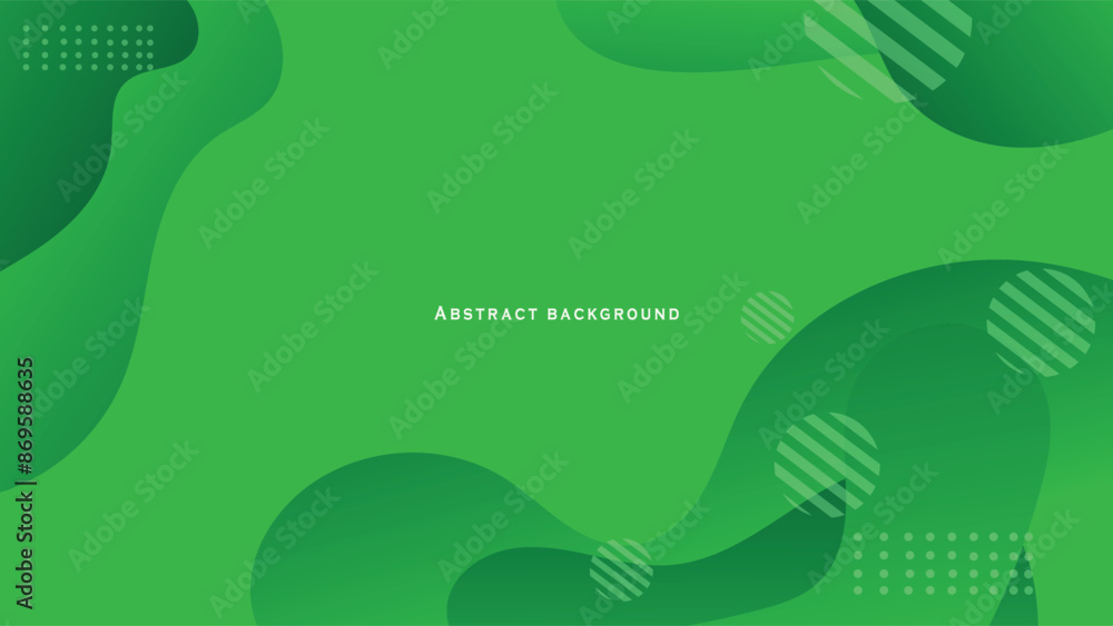 Obraz premium abstrack green vector background design