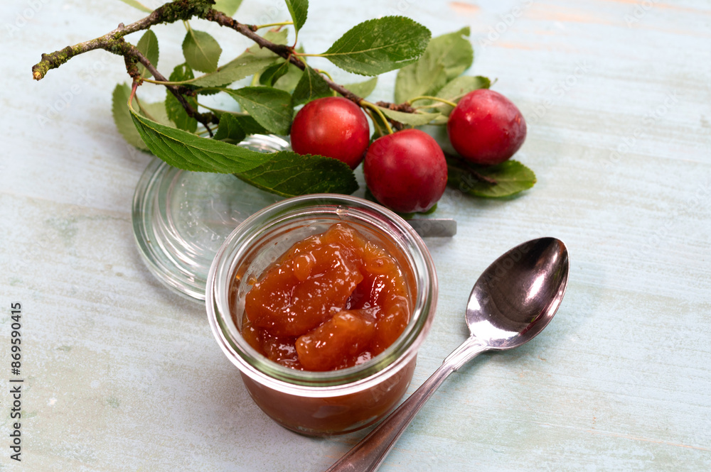 Homemade delicious mirabelle plum jam Homemade delicious mirabelle plum jam