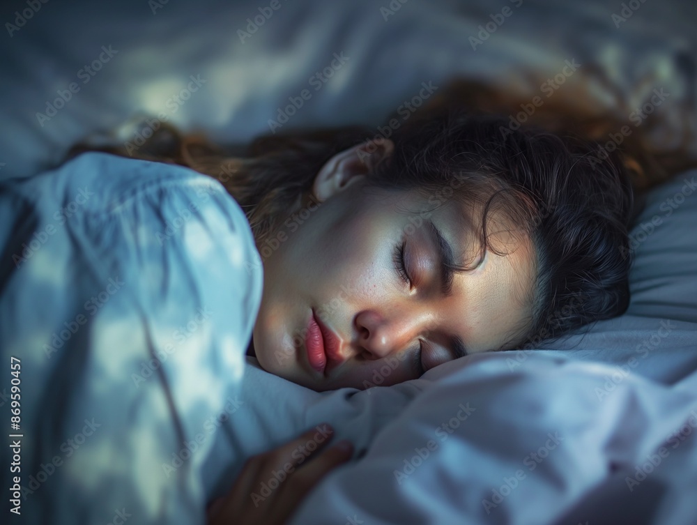 Woman fall asleep, insomnia a sleep problems. Concept of sleep routine and techniques for better sleep. Tired and exhausted lady in the middle of the night. Woman fall asleep, insomnia a sleep problems. Concept of sleep routine and techniques for better sleep. Tired and exhausted lady in the middle of the night.