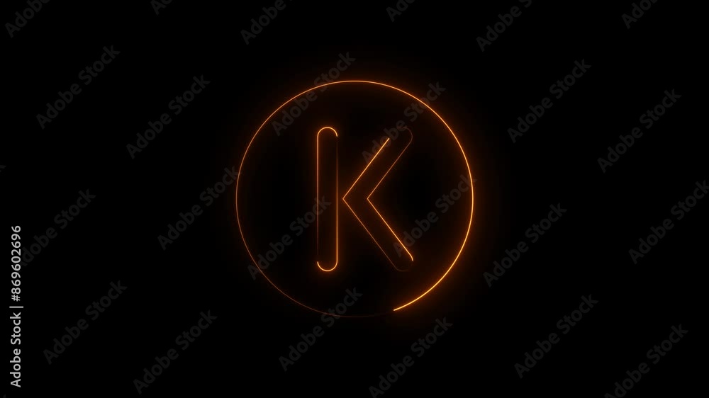 Abstract glowing neon line skip left icon animation. Abstract glowing neon line skip left icon animation.