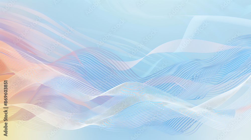 Soft Pastel Abstract Wave Background Soft Pastel Abstract Wave Background