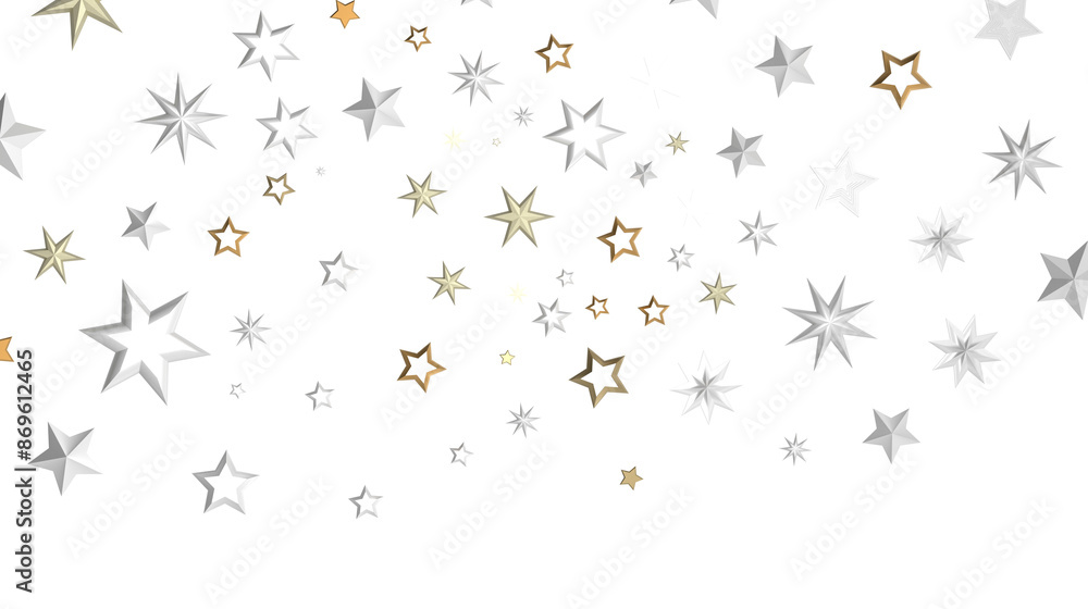 Stellar Christmas Drift: Radiant 3D Illustration Showcasing Descending Holiday Stars in Motion Stellar Christmas Drift: Radiant 3D Illustration Showcasing Descending Holiday Stars in Motion
