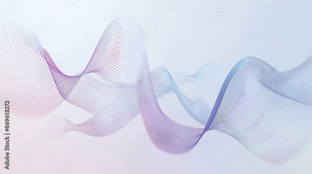 Minimalist Wavy Line Art Background Minimalist Wavy Line Art Background